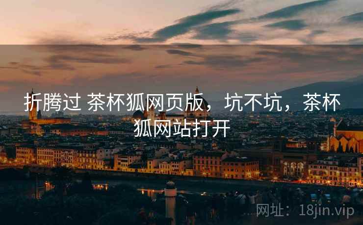 折腾过 茶杯狐网页版,坑不坑,茶杯狐网站打开 折腾过 茶杯狐网页版,坑不坑,茶杯狐网站打开